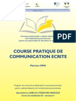 Franceza I - Comunicare Scrisa