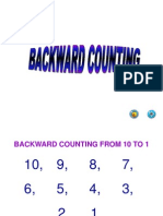 Backward Counting Prep