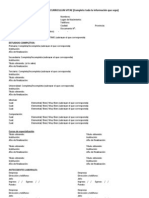 Formulario de Curriculum Vitae