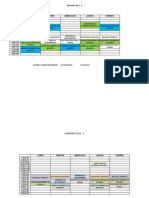 Horario 2012-2