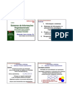 sistema de informaçoes organizacionais