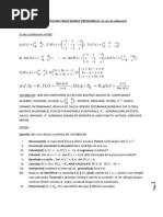 MATEMATICA Fisa Lucru Clasa 11 Recapitulare