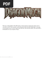 Dragonmech - Campaign Setting