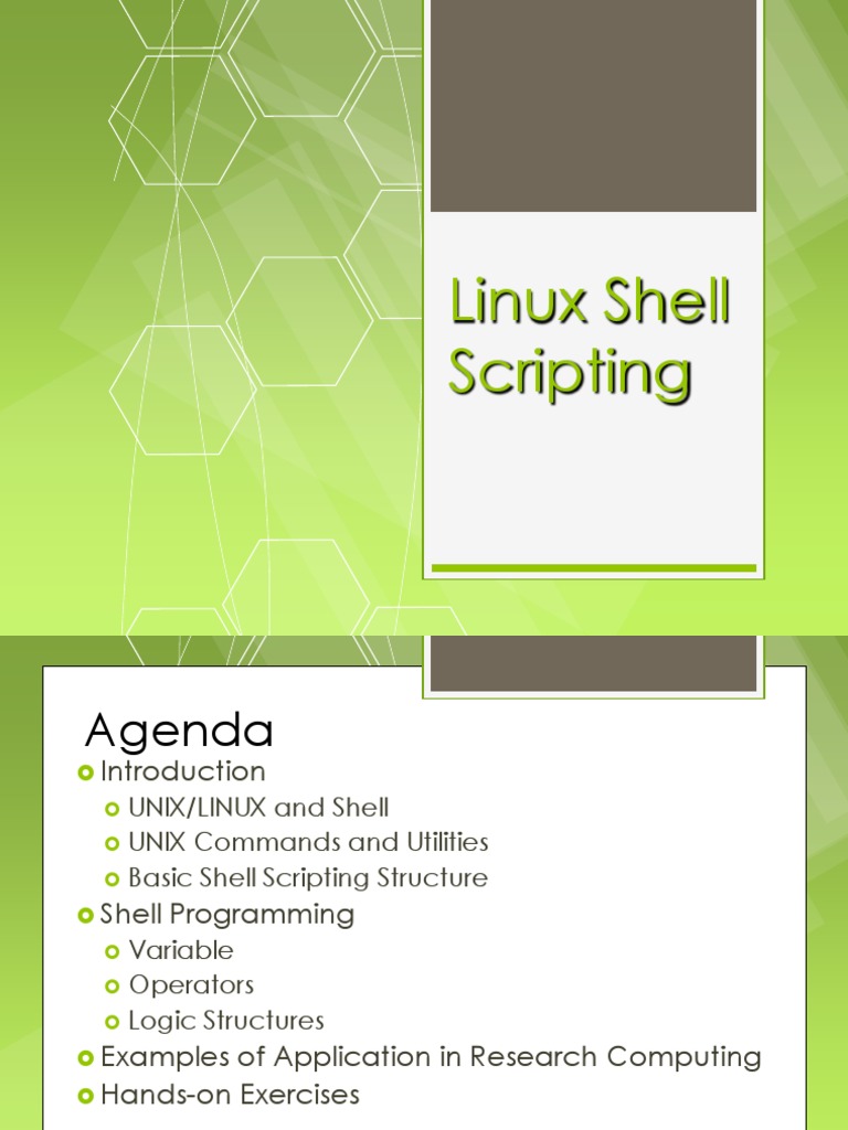 Shell Scripting | PDF | Control Flow | Scripting Language