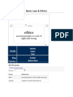 Basic Legal Ethics Law Dictionary