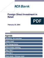 Foreign Direct Investment in Retail: February 23, 2004