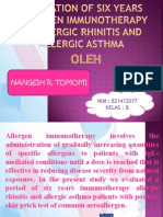 Evaluation of Six Years Allergen Immunotherapy