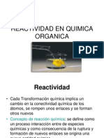 4 Reactividad en Quimica Organica