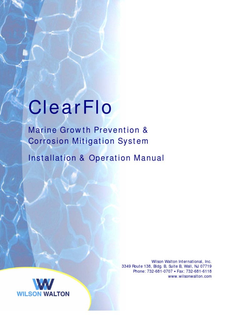 ClearFlo Corrosion & Fouling Manual | PDF | Corrosion | Redox