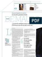 Antonio Gnoli Intervista Il Linguista Tullio de Mauro - La Repubblica 02.06.2013