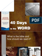 40 Days in The Word