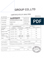 Raw Material Certificates