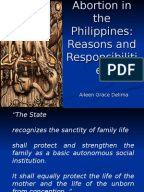 Term paper about abortion in the philippines