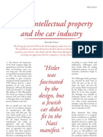 Jewish Intellectual Property and The Car Industry