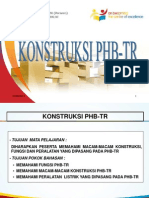 Konstruksi PHB-TR