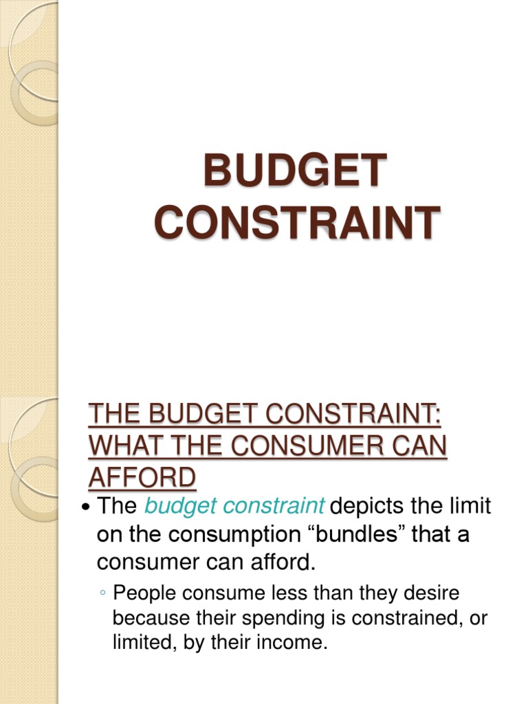 Budget Constraint Microeconomics Economic Theories Free 30day