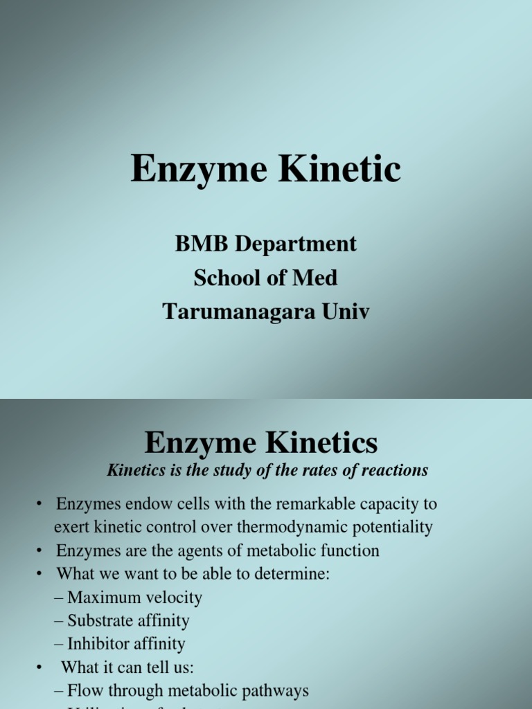 An Overview of Enzyme and the Effects of Inhibitors on Enzyme