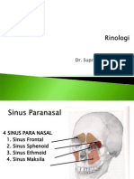 Rhinologi(Sinusitis)& RA Dr.sph