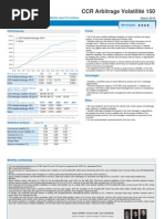 CCR Arbitrage Volatilité 150: Volatility Strategy