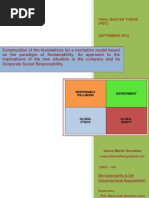 Construction of the foundations for a normative model based on the paradigm of Sustainability. FMT Jesús Martín González.