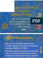 Anestesia Pediátrica en Cirugía Ambulatoria PDF