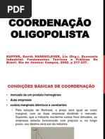 COORDENAÇÃO OLIGOPOLISTA