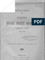 Ferdo Sisic Vojvoda Hrvoje Vukcic Hrvatinic