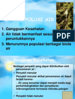 Dampak Polusi Air