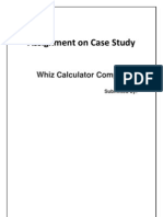 Whiz Calculator Case Study