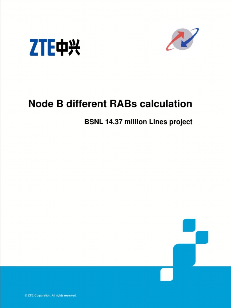 4.4.4 Node B Different RABs Calculation | PDF | High Speed Packet ...