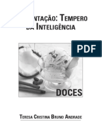 Receita - Doce - Livro de Receitas de Doces - Teresa Cristina Bruno Andrade