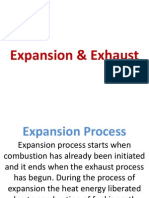 Expansion and exhaust