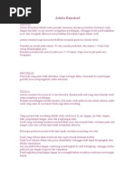 Download Artritis Rematoid by Trinoval Yanto Nugroho SKep SN14527272 doc pdf