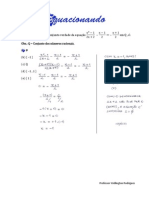 Questão 8 COLÉGIO NAVAL Produtos Notáveis, Fatoração, Equação Fracionária Do 1º Grau PDF