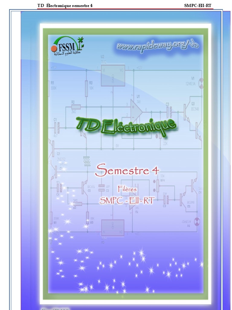 TD Électronique Semestre 4 - SMPC-EII-RT | PDF | Technologie et ingénierie