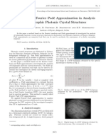 Application of Fourier-Padé Approximation in Analysis of Holographic Photonic Crystal Structures