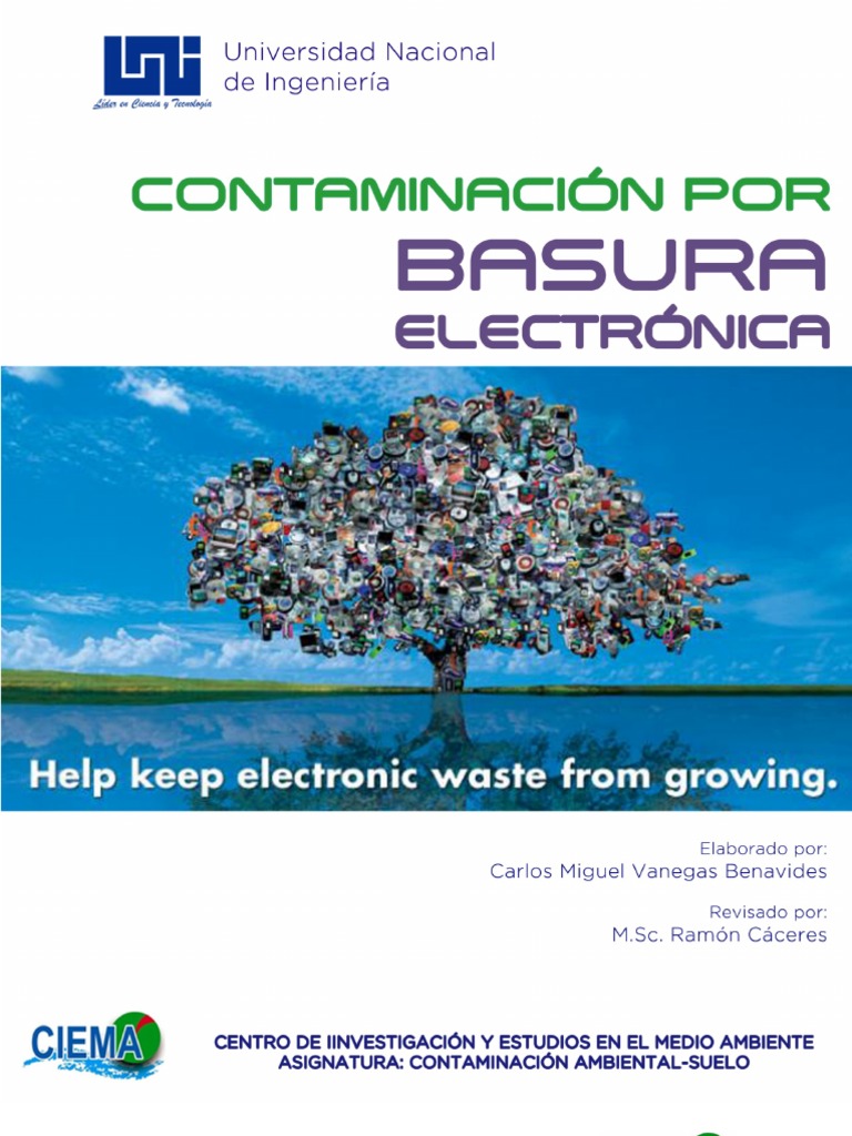 Impacto de la Basura Electrónica en Suelo | PDF | Residuos electrónicos ...