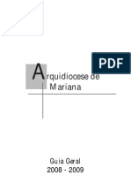 Guia Arquidiocese de Mariana 2008 e 2009