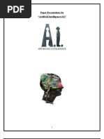 Download Artificial Intelligence Full Seminar Report Way2project In by Shalini Tiwari SN145293864 doc pdf