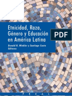 Etnicidad, raza, género y educación en A. Latina