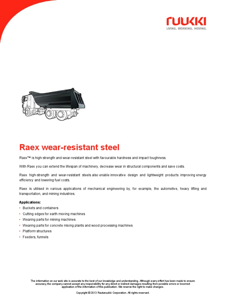 Raex 400 | PDF | Structural Steel | Steel