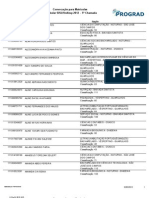 Lista Vestibular Sisu 5 Chamada