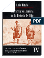 VITALE, Luis - Interpretación marxista de la historia de Chile. Tomo IV