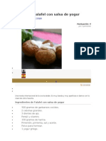 Falafel y Bolas de Patata