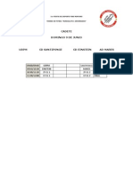 Horarios Cadete