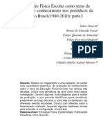 Valter Bracht (2011) Et Al - A Educação Física Escolar Como Tema Da Produção Do Conhecimento Nos Periódicos Da Área No Brasil (1980 - 2010) - Parte 1