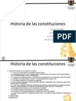 Historia de Las Constituciones