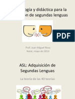 Metodología y Didáctica para La Adquisición de Segundas Lenguas - Metodología y Didáctica para La Adquisición de Segundas Lenguas - Juan Miguel Rosa