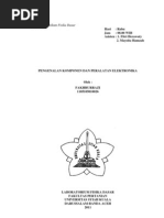 Download Laporan pengenalan elektronika by Farol Raji PaRr SN145334374 doc pdf