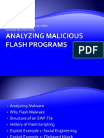 Malware Analysis of Flash Content